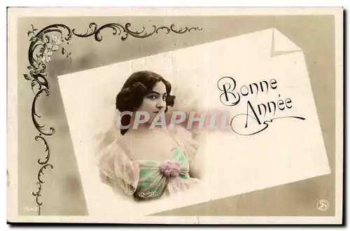 Fantaisie - Femme - Bonne Annee - Cartes postales