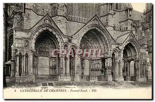 Chartres - Portail Nord Ansichtskarte AK