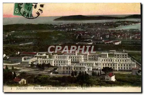 Toulon - Panorama et le Nouvel Hopital Ansichtskarte AK