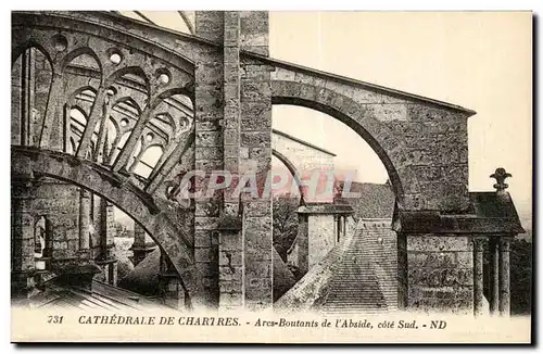 Chartres - Arcs Boutants de l&#39Abside cote Sud Ansichtskarte AK