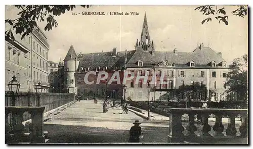 Grenoble Cartes postales L&#39hotel de ville