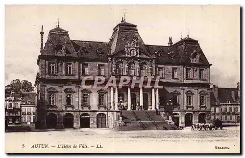 Autun Cartes postales L&#39hotel de ville