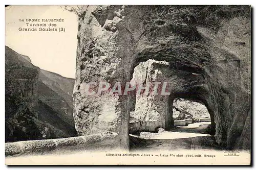 Drome Ansichtskarte AK Tunnels des grands goulets