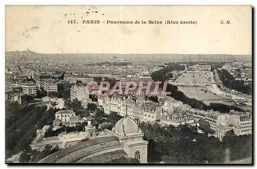 Paris Ansichtskarte AK Panorama de la Seine (rive droite)