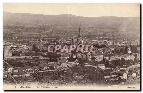 Autun Cartes postales Vue generale