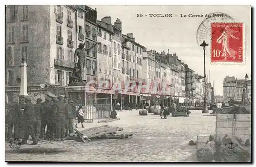 Toulon Cartes postales Le carre du port