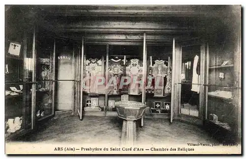 Ars Cartes postales Presbytere du Saint Cure d'aRs Chambre des Reliques