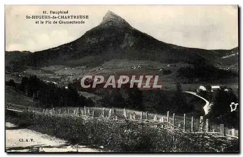 St hugues Chartreuse et le pic de Chamechaude