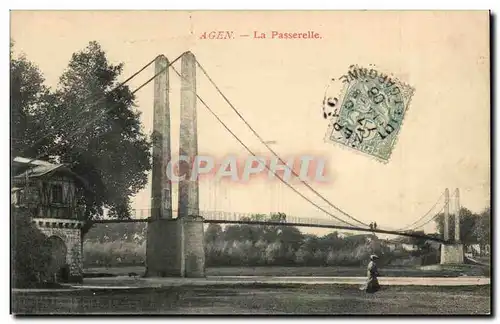 Agen Cartes postales La passerelle