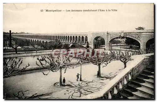Montpellier Cartes postales Les arceaux conduisant l'eau a la ville
