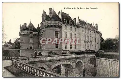 Cartes postales Chateau du Lude Vue generale