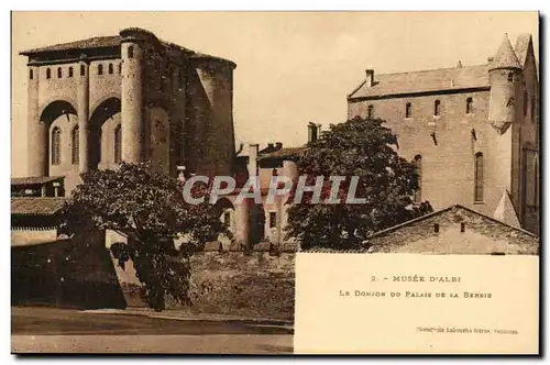 Cartes postales Musee d'aLbi Le donjon du palais de la Berbie