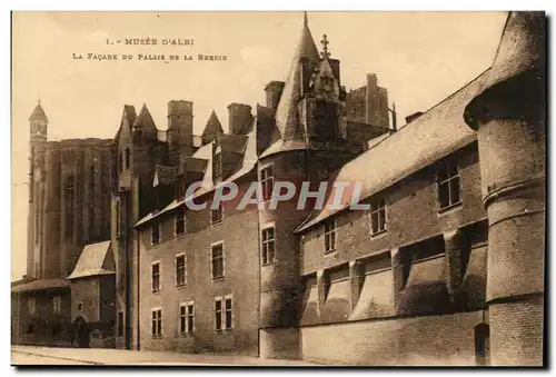 Cartes postales Musee d'aLbi La facade du palais de la Berbie
