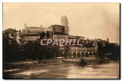Cartes postales Musee d'aLbi Le palais de la Berbie vu du Tarn