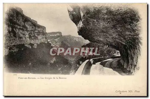 Pont en Royans Ansichtskarte AK Les gorges de la Bourne