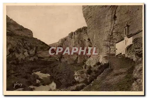 Gorges du Tarn - L&#39Ermitage de St Hilaire et le Cirque des Beaumes - Ansichtskarte AK