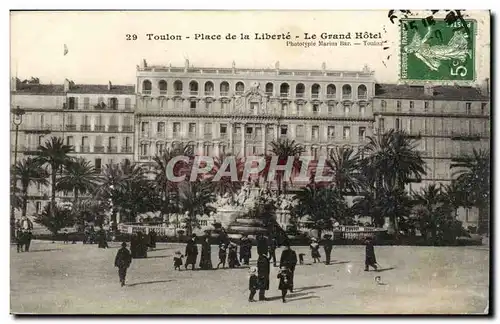 Toulon - Place de la Liberte Le Grand Hotel - Ansichtskarte AK