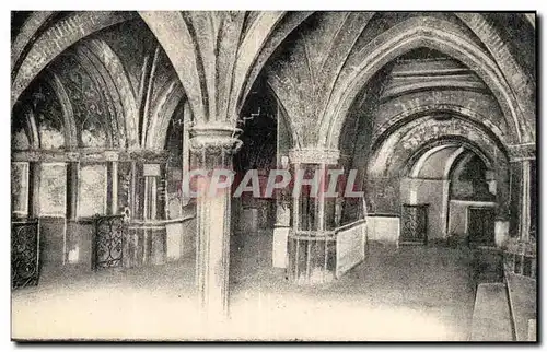 Toulouse Cartes postales Insigne basilique St SErnin de Toulouse Crypte des Corps sains carte d&#39entree