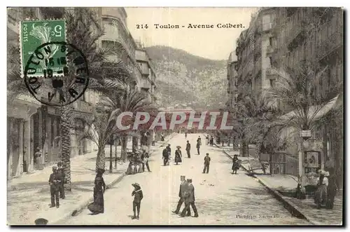 Toulon Cartes postales Avenue Colbert