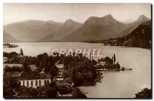 Lac d&#39Annecy Cartes postales Le petit lac les Bauges (hotel Abbaye)