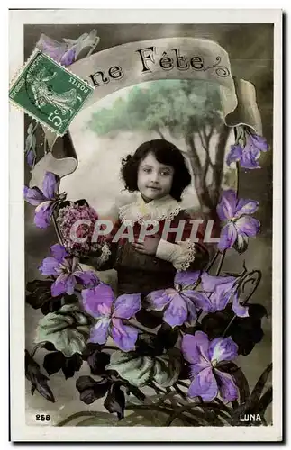 Cartes postales FAntaisie Enfant Bonne FEte