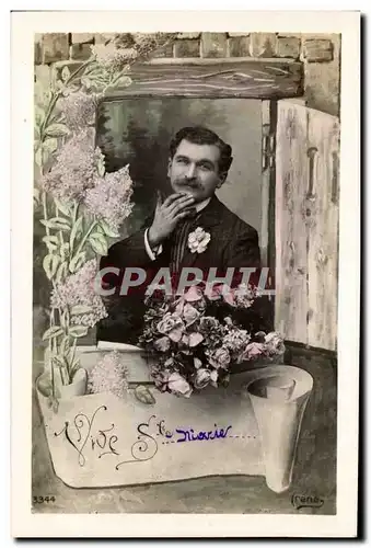 Cartes postales FAntaisie Homme Vive Ste Marie