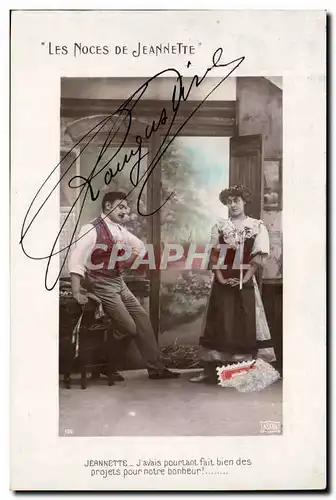 Ansichtskarte AK Les noces de Jeannette J&#39avais pourtant bien fait des projets pour notre bonheur Couple