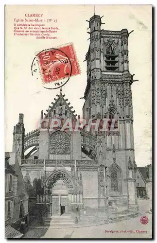 Clamecy Ansichtskarte AK Eglise Saint martin