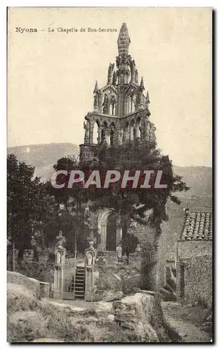 Nyons Cartes postales La chapelle de Bon Secours