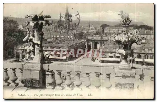 Nancy - Vue Panoramique prise de l&#39Hotel de Ville - Ansichtskarte AK