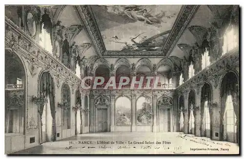 Nancy - Hotel de Vile Le Grand Salon - Cartes postales