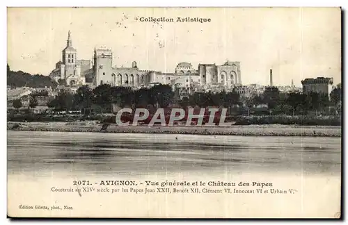 Avignon- Vue Generale et le Chateau des Papes - Cartes postales