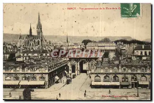 Nancy - Vue Panoramique sur la Place de la carriere - Cartes postales