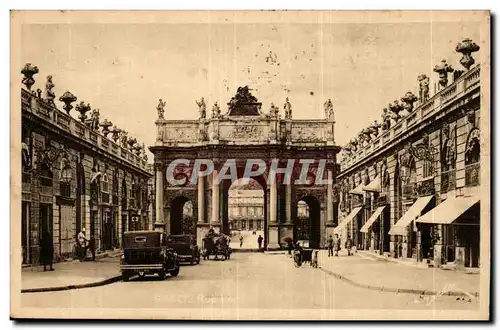 Nancy - Rue here - L&#39Arc de Triomphe - Cartes postales