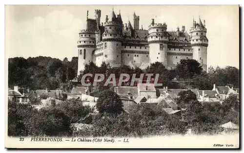 Pierrefonds Cartes postales Le chateau