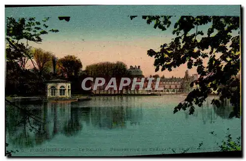 Fontainebleau Ansichtskarte AK Le palais Perspective du chateau