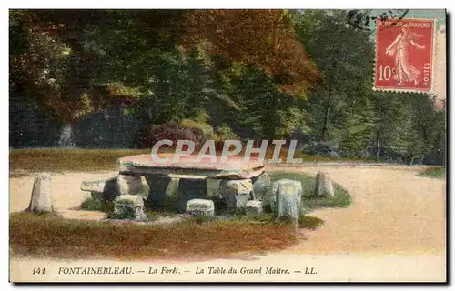 Fontainebleau Ansichtskarte AK La foret La table du grand maitre