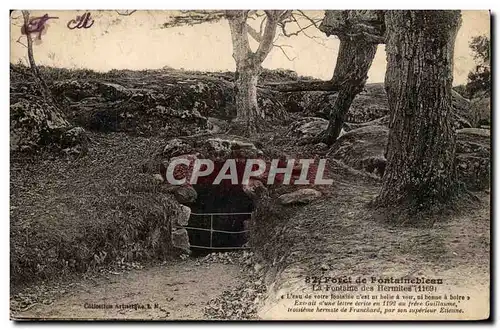 Foret de Fontainebleau Ansichtskarte AK Fontaine des Hermites (1169)