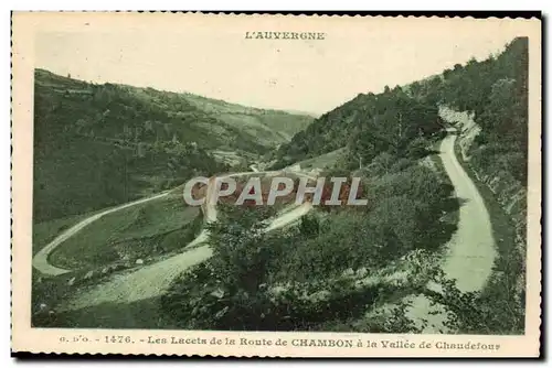 Cartes postales Auvergne Les alcets de la route de Chambon a la vallee de Chaudefour