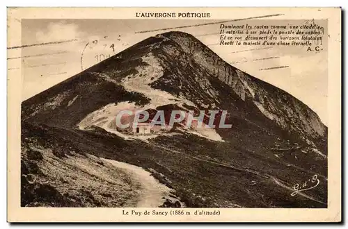 Cartes postales Auvergne Le puy de SAncy (1886m)