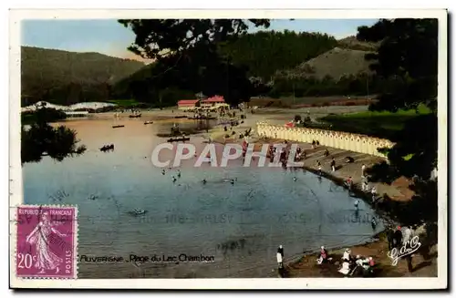 Ansichtskarte AK Auvergne plage du la cHambon