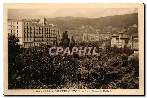 Ansichtskarte AK Auvergne Chatelguyon Les grands hotels