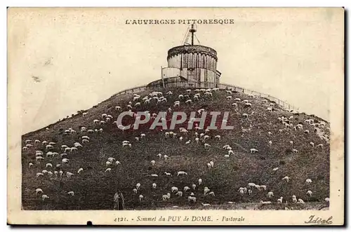 Cartes postales Auvergne Pastorale du Puy de Dome Sommet