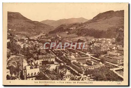 Cartes postales Auvergne La Bourboule Vue prise du funiculaire