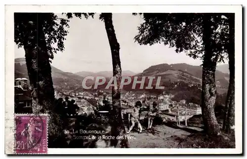 Cartes postales Auvergne Sommet de la roche aux fees (enfants)