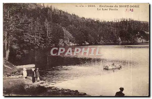 Environs du Mont Dore Ansichtskarte AK Le lac Pavin