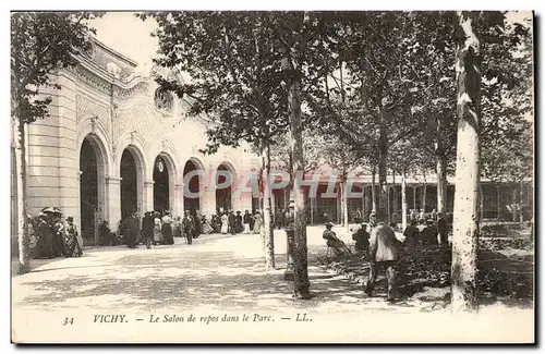 vichy Ansichtskarte AK La salle de repos dans le parc