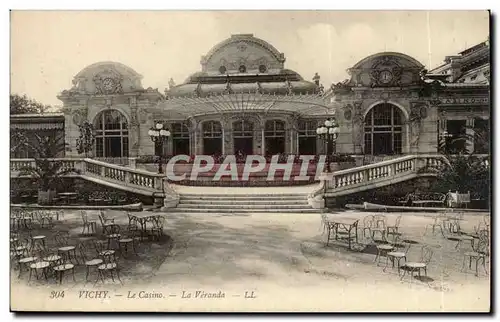 vichy Cartes postales Le casino La Veranda