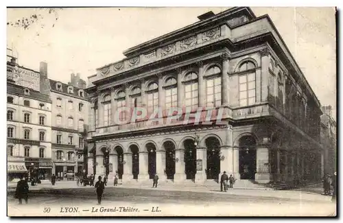 Lyon Cartes postales Le grand theatre