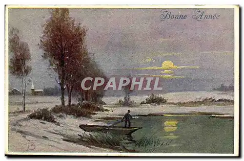 Cartes postales Fantaisie Voeux Bonne annee